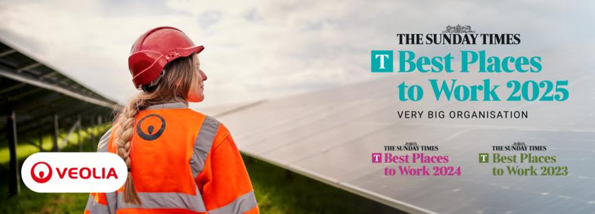 Sunday Times Award 2025 Best place to work email banner